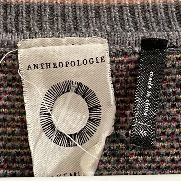 Anthropologie Akemi + Kin Kaleidoscope Multicolor Soft Knit Mini Dress Size XS - Picture 7 of 16